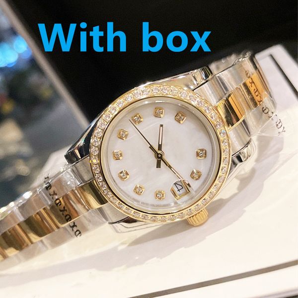 

2023new automatic mechanical watches men big magnifier 31mm stainless steel sapphire mens male wristwatches waterproof luminous, Silver
