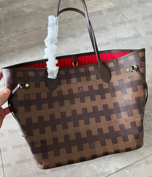 

women designer bags nevers tote bag shoulder bags luxury shopping big canvas fulls real cowhide leather beach lady handbag purse mm gm