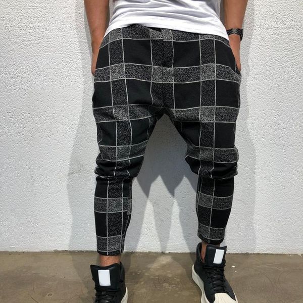 

men's pants casual leisure sweatpants bottoms harem 230221, Black