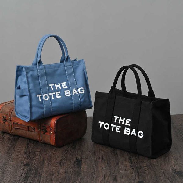 

handbag 2023 handbag fashionable new shoulder bag commuter tote solid letter zipper shopping casual canvas portable shoulder bag