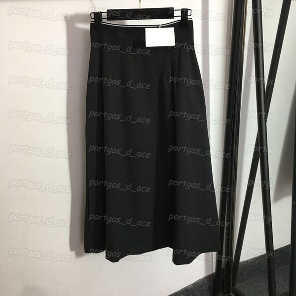 

women casual dress high waist midi skirt spring fashion street style skirts, Black