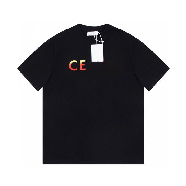 

men's t-shirt t shirt slim fit short sleeve cotton breathable tee r luxury letters print shirts 2023 spring summer high street, White;black