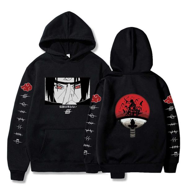 

men's hoodies sweatshirts hoodie sweatshirt men fashion janpanese anime hoodies men streetwear winter warm fashion sweatshirts male har, Black