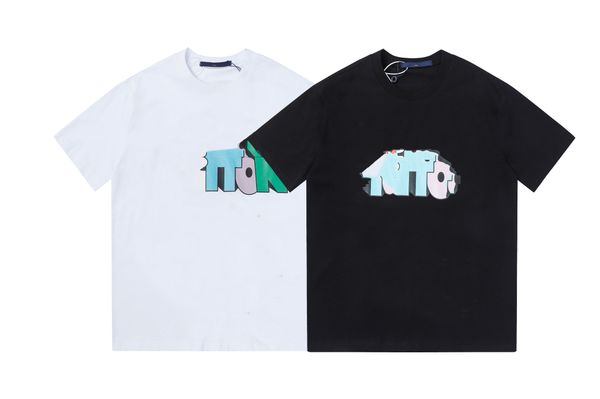

luxury t shirt men s women designer t shirts short summer fashion streetwear with hip hopletter, White;black