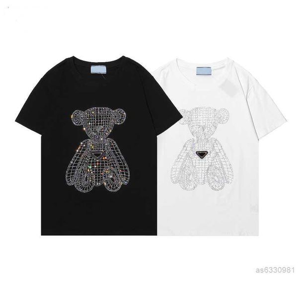 

new europe america men's luxuries designers t shirts men women couple casual short sleeve mens round neck letter printing53no, White;black