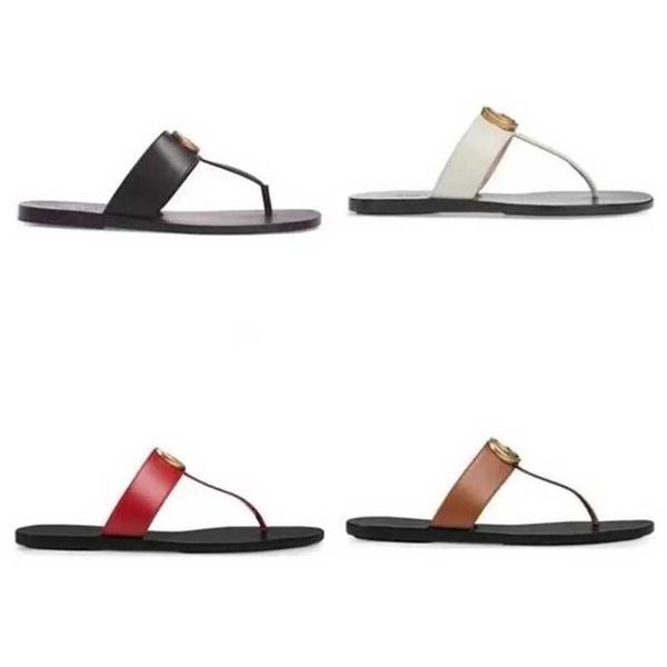 

2021 Designer woman Slippers men slipper Gear bottoms Flip Flops women luxury sandals fashion causal flip flop size 35-42 with boxLIHD, 10