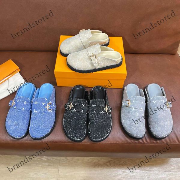 

designer slippers easy sandals cosy comfort flat slipper men shoes fashion women clogs classic presbyopia slides summer beach mules, Black