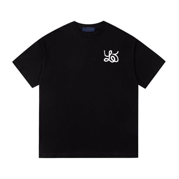

men's street t-shirt summer round neck t-shirt high street men's and women's same double-yarn fabric short-sleeved women swea, Black;brown