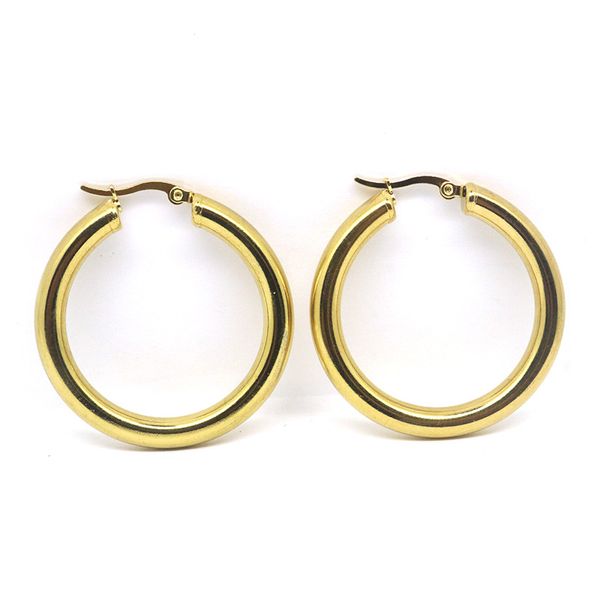 

Advanced temperament, large and small earrings, women's simple round earrings, 2023 round earrings