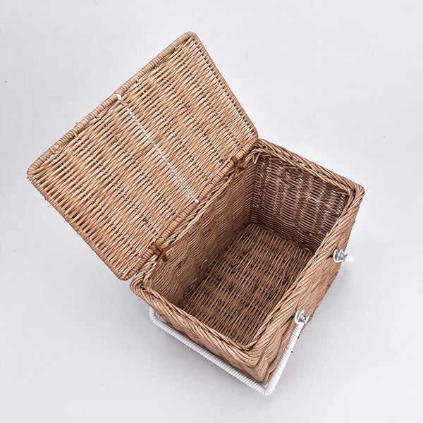 

totes 2019 fashion woven beach handbags ladies rattan hand bag tote travel clutch straw bags women summer wicker basket bag 0222v23