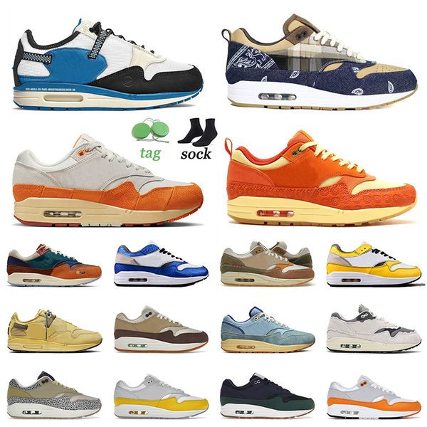 

1s jogging sports running shoes 1 87 mens women size 36-47 sneakers fragment ts somos familia magma orange better together wabi sabi crepe h, White;red