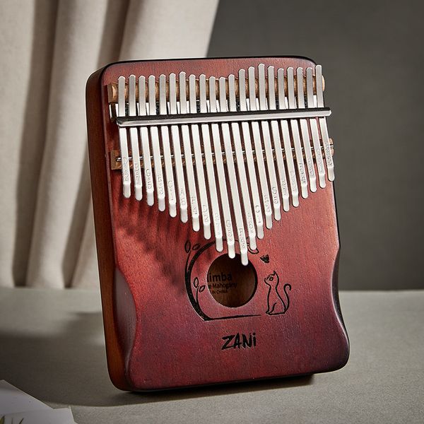 

kalimba 17 keys thumb piano handguard wood mahogany mbira body musical instruments kalimba piano creative music box