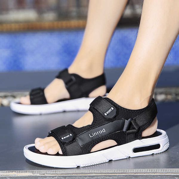 

sandals outdoor breathable comfortable slip on plus size open shoes casual men sandals summer shoes sandals men pvc sandalsj230221, Black
