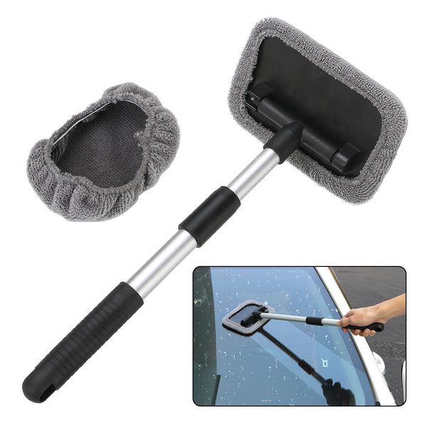 

car cleaning tools kit eexterior retractable window cleaner telescopic windshield glass washing brush vehicle wash accessories