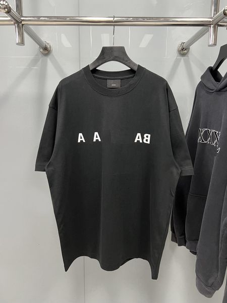 

2023 mens t shirt designer for men women loose tees fashion brands women shirt luxurys clothing street sleeve clothes plus size xs, White;black