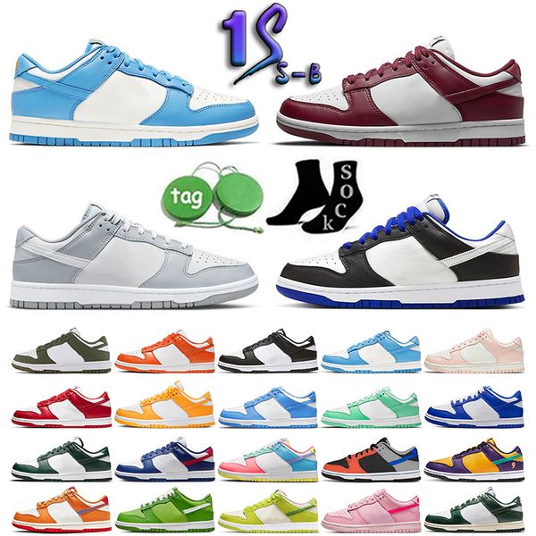 

2023 designer shoes for men women plate-forme sneakers low panda white black grey fog unc green purple lobster why so sad strange love ae86