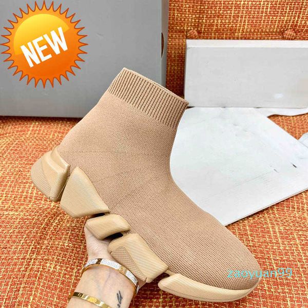 

designer socks men casual shoes speed 2.0 platform trainer sock runner sneaker mens woman knit7