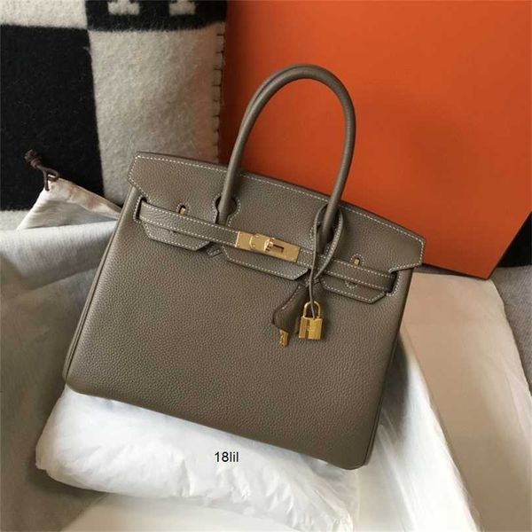 

designer bags birkin herme handmade cordio togo layer cow skin bag litchi pattern womens handbag light luxury single shoulder oblique span t