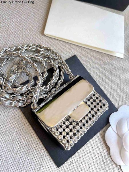 

cc cross body luxury designer bags mini crystal lipstick shoulder bags cute cc women crossbody bag fashion lady portable box cosmetic purse