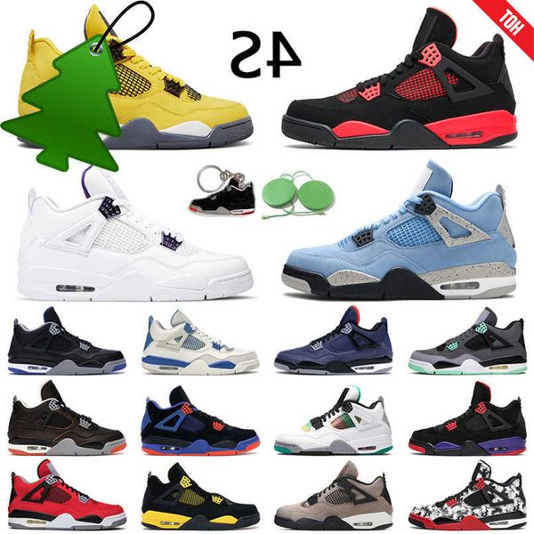 

jumpman 4 retro purple metallic basketball shoe 4s university blue taupe haze white cement sail back cat mens trainer outdoor sports
