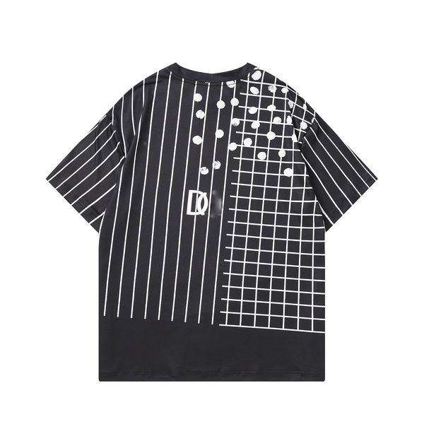 

men's mens t shirt womens designer tee summer breathable luxurys 230g double cotton t shirts printing tee poly cotton twill fabric brea, White;black