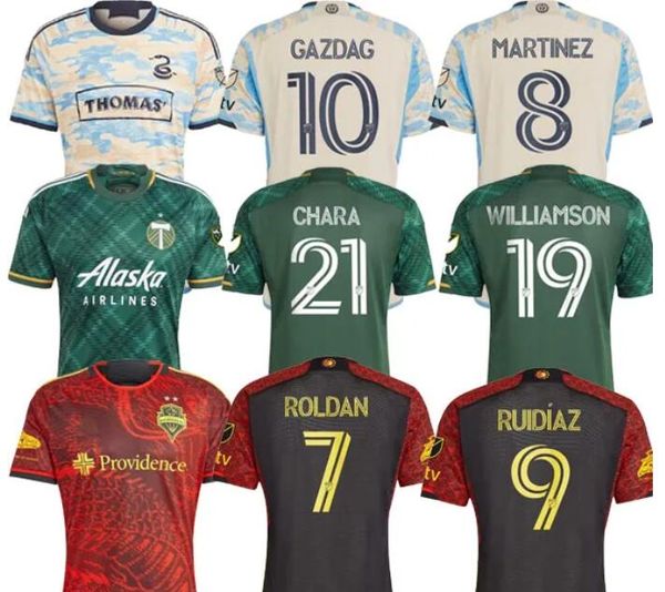 

2023 philadelphia union soccer jerseys 23 24 seattle sounders porland gazdag player timbers bedoya martinez glesnes away jersey football shi, Black;yellow