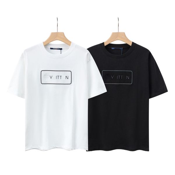 

mens designer t shirt white shirts men fashion sweat clothing 100% pure cotton letter t-shirt guys art black tee shirts clothing wholesale, White;black