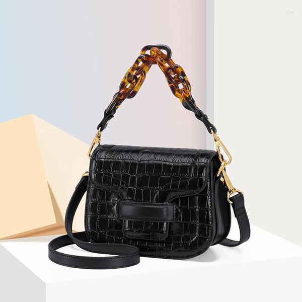 

shoulder bags cnoles women's messager leather chain purses and handbag women clutch ladies hobo bag