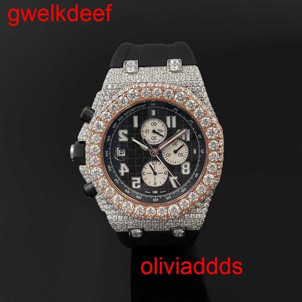 

fashion iced out watchesmens wrist luxury round cut lab gr ddgu jzs3, Slivery;golden