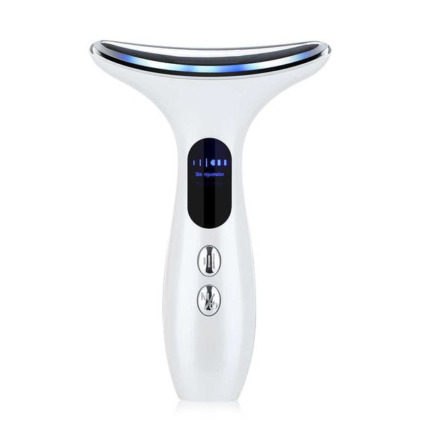 

neck wrinkle remover face beauty device 3 colors led pn therapy skin tighten reduce double chin anti skin care tools 230222