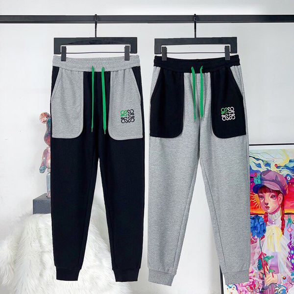 

men's plus size pants men's jeans full stamped letter printing women's men's hip-hop fashion casual pants j3s38j, Black;brown