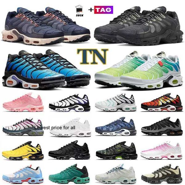 

fashion tn plus mens women trainers running shoes triple white black gold hyper jade royal atlanta university blue women breathable sports
