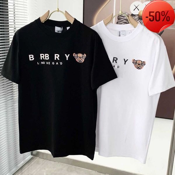 

luxury mens designer t shirt wholesale clothing letter printed shirts short sleeve fashion brand tees large lady's sweatertrapstar t sh, White;black