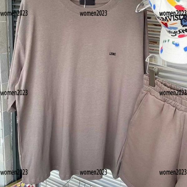 

tracksuits women sportswear lady casual outfit 2pcs crewneck t-shirt and shorts with pockets spring outdoor athletic size s-l new feb, Gray