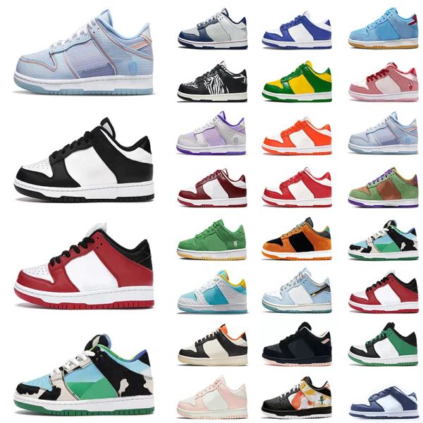

black white kids dunks lows running shoes sbs childrens sneakers chlorophyll pink phillies boy girls platform trainers veneer baby shoe