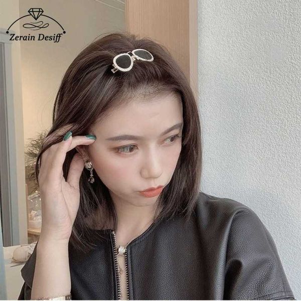 

hair clips barrettes fashion glasses hairpin sweet girl side clip wild clip hairpin bangs clip hair accessories jewelry hair clips for women, Golden;silver