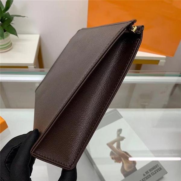 

luxurys letter flower coffee black lattice mens women make up wallets cosmetic bag zipper designer prettyplus handbags purses n475284c