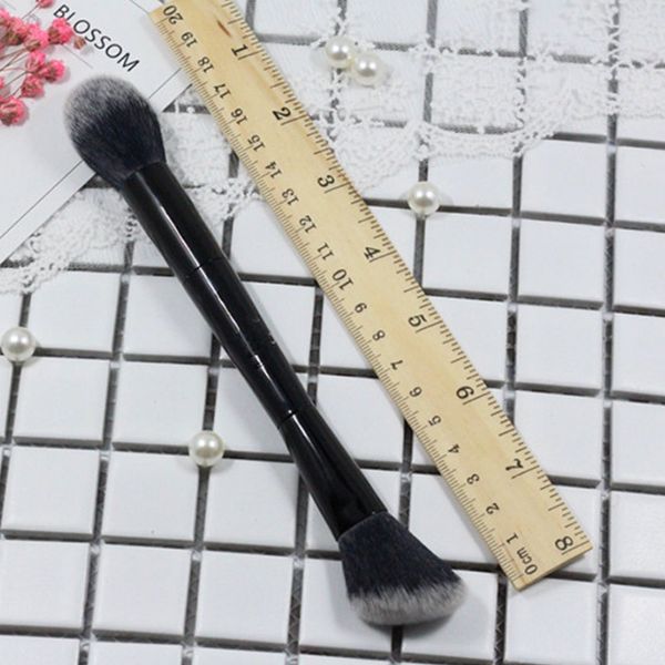 

1 pc double ended contour brush sculpting brush powder blush brush makeup brushes cosmetic tools facial brush