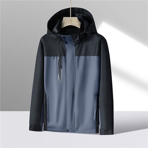 

men's jackets jacket windbreaker spring autumn outdoor waterproof for hiking camping climbing brand lightweight hooded 230222, Black;brown