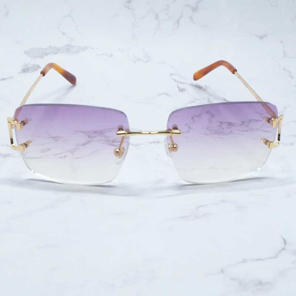 

vintage sunglasses mens brand designer decoration fashionable glasses metal rimless oval sun shades for women new fashion factory sun glasse, White;black