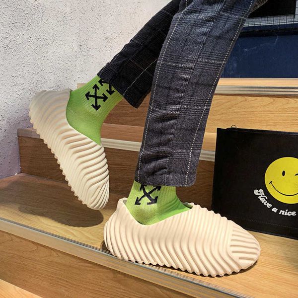 

sandals big size men sandals fashion men's luxury brand shoes winter plush slippers for men casual home warm funny platform sandals b53, Black