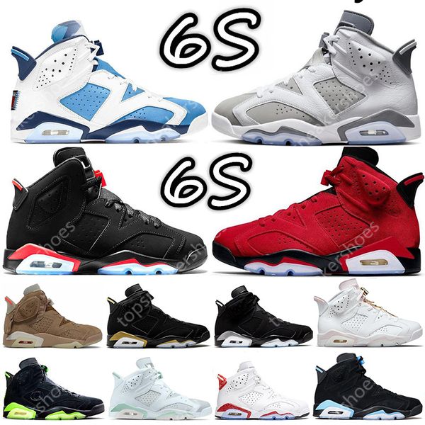 

2023 cool grey 6 6s mens basketball shoes sneakers toro unc metallic silver red oreo gold hoops blue triple black cat bred dmp medium olive