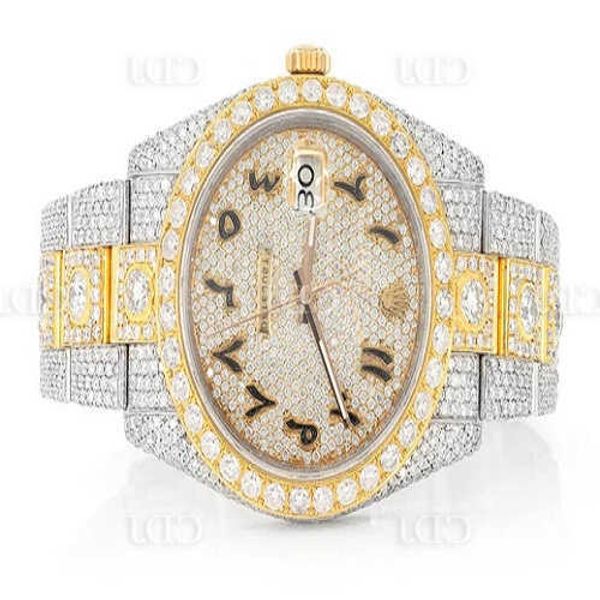 

wristwatches luxury custom bling iced out watches white gold plated moiss anite diamond watchess 5a replication mechanical gxoo, Slivery;golden