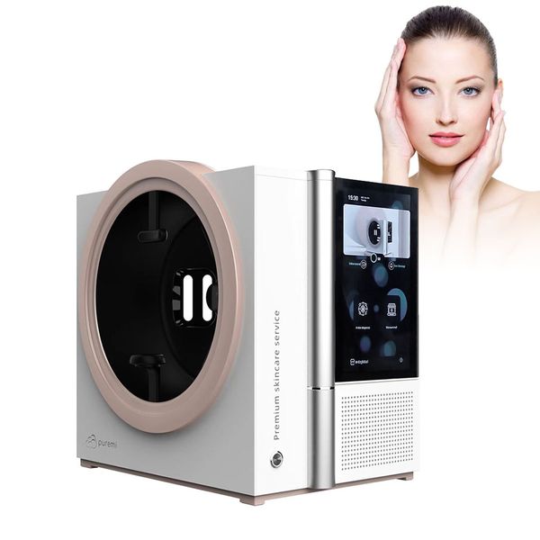 

skin diagnosis system analyzer equipment facial tester scanner smart beauty magic mirror face skin analyzer machine