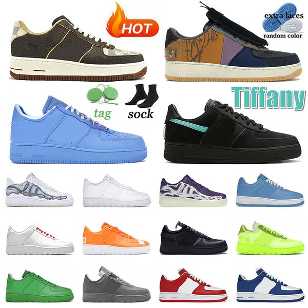 

2023 tiffany running shoes low cut 07 skate mens women sneakers brown cactus jack ts ow mca university blue skeleton white ghost grey traine