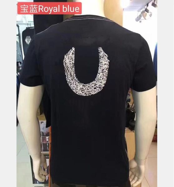 

designer men's t-shirts luxury true men t shirts summer short sleeve women senior letter g cotton classic 8 kinds of choice religion si, White;black