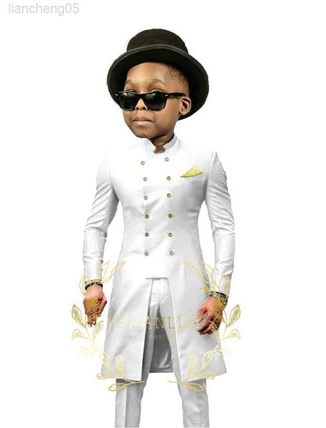 

clothing sets boys wedding tuxedo 2 piece suit child formal party jacket customized roupa infantil pra menino trajes para nios elegantes w02, White