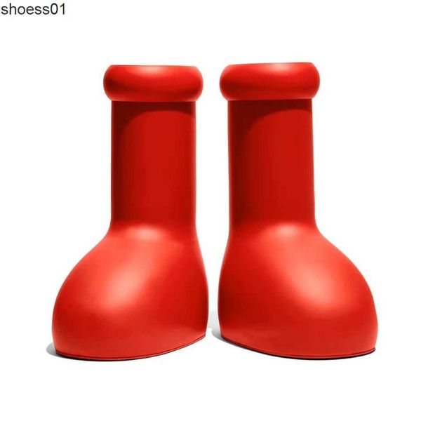 

astro boy big red boot 2023 mschf big red boot fashion trendy shoes, Black