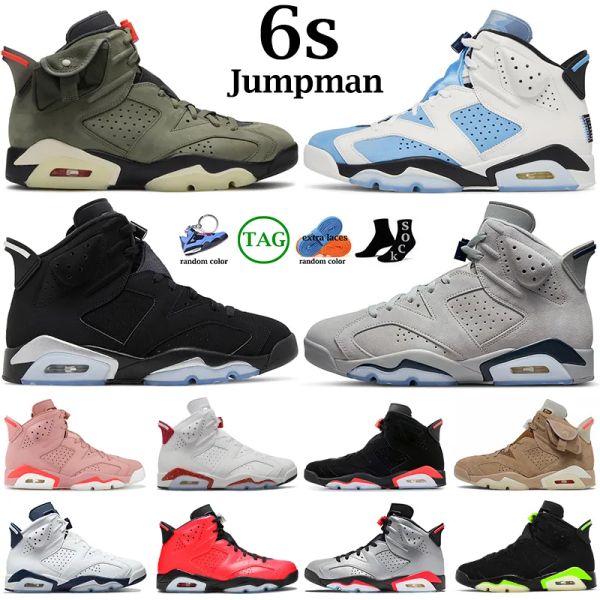 

jumpman 6 men women 6s basketball shoes metallic silver georgetown unc white red oreo british khaki olive bred maroon mens trainers sports