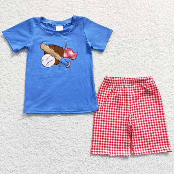 

new fashion kids designer clothes boys short sets baseball cute boutique baby boy clothing summer toddler outfits wholesale children set, White